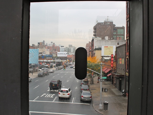 <p>Another blp by Richard Artschwager can be found on a part of the High Line that overlooks 10th Avenue, DNAinfo found on Oct. 23, 2012.</p>
