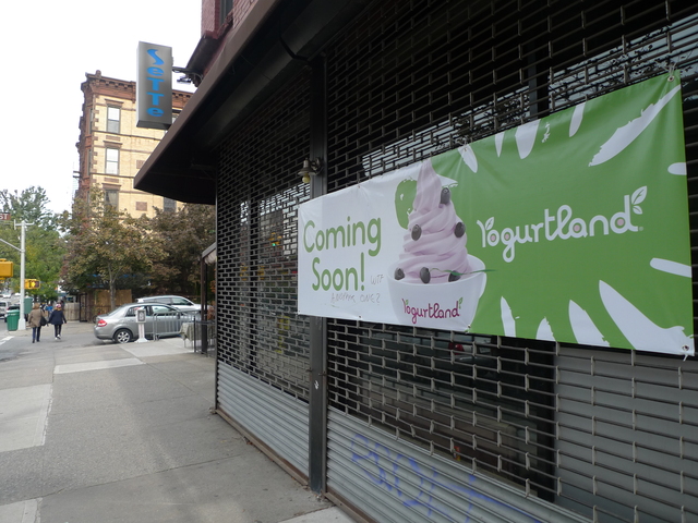 <p>Yogurtland is slated to open soon on Seventh Avenue and Third Street.</p>
