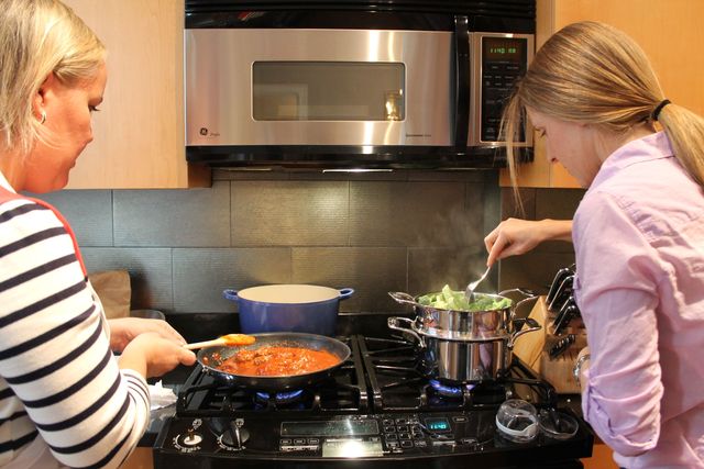 <p>The two moms love to cook together, but they said the meals created for your child don't have to be complicated.</p>

