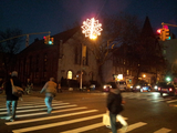 Brooklyn Commercial Strip Sees Holiday Lights for First Time