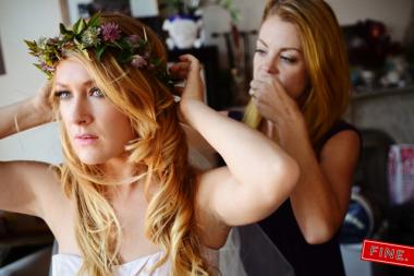 October 20, 2012 - BethAnn Bonner and Maria Fuenmayor were married on the steps of Fort Greene Park.