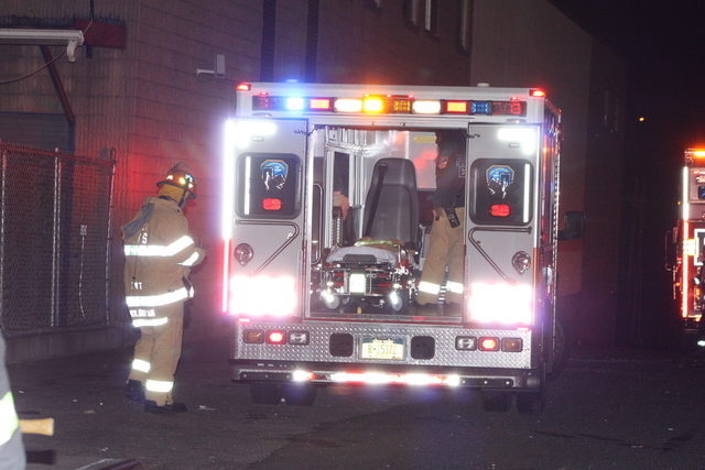 <p>A Con Ed worker was burned in an explosion at 55-30 46th St. in Queens Nov. 26, 2012.</p>
