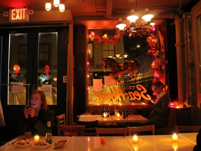 <p>The Cowgirl Sea-Horse, at 259 Front Street, reopened its bar on Thursday , Nov. 15, after being closed for over two weeks after flooding during Hurricane Sandy.</p>
