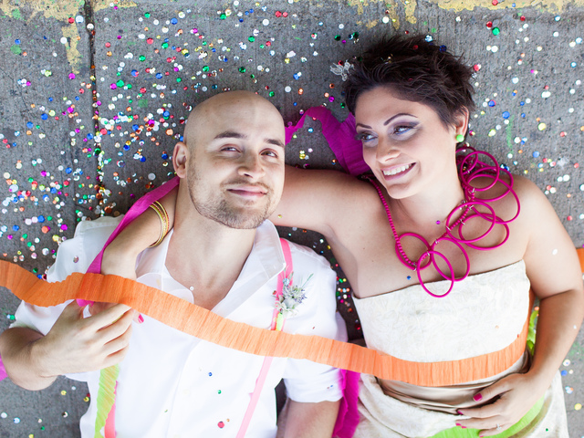 <p>Photographs from the wedding redo that Danielle and Wilfredo Rivera staged on the one-year anniversary of their first ceremony.<br />
	<br />
	All photos by <a href=