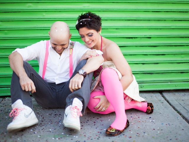 <p>Photographs from the wedding redo that Danielle and Wilfredo Rivera staged on the one-year anniversary of their first ceremony.<br />
	<br />
	All photos by <a href=