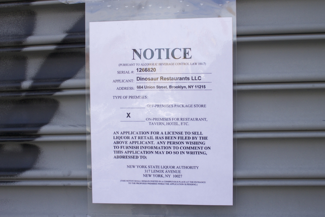 <p>The restaurant has already applied for an on-premise liquor license.</p>
