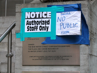 <p>125 Maiden Lane, where US Fund for Unicef has offices for some 200-employees, has been closed by flood damage since Hurricane Sandy.</p>