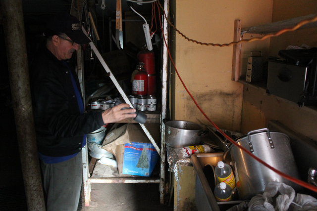<p>Army veteran Eddie Acosta has been hauling garbage and flood-damaged equipment from the basement of VFW Post 5195 in Red Hook since Hurricane Sandy departed.</p>

