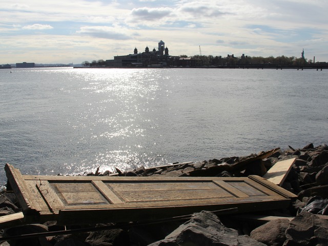 <p>A furnishing from Ellis Island dating to the mid-19th Century washed ashore in New Jersey following the storm.</p>
