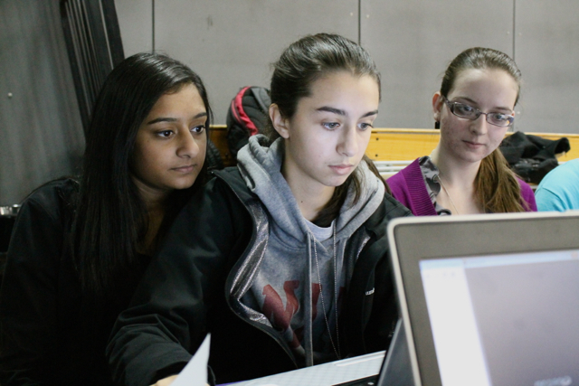 <p>Students participated in a "hack-a-thon" at NYU-Poly in Downtown Brooklyn on November 16, 2012.</p>
