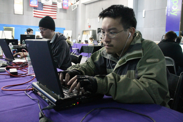 <p>Students participated in a "hack-a-thon" at NYU-Poly in Downtown Brooklyn on November 16, 2012.</p>
