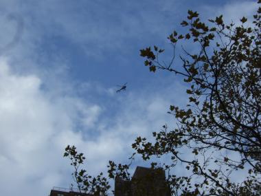 Sightseeing helicopters flying over Washington Heights and Inwood have residents fuming.