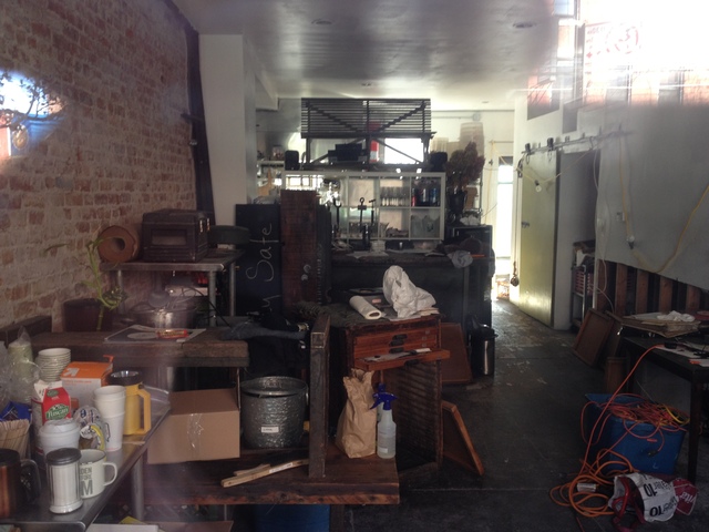 <p>Homemade restaurant on Van Brunt Street in Red Hook sustained serious flooding during Hurricane Sandy.</p>
