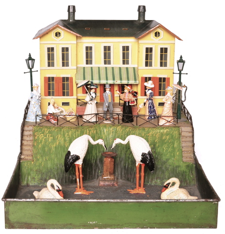 <p>A train station made by Marklin in 1898.&nbsp;</p>
