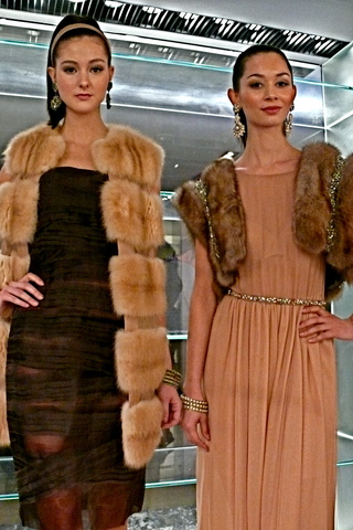 <p>Warm hues of silk and sable</p>

