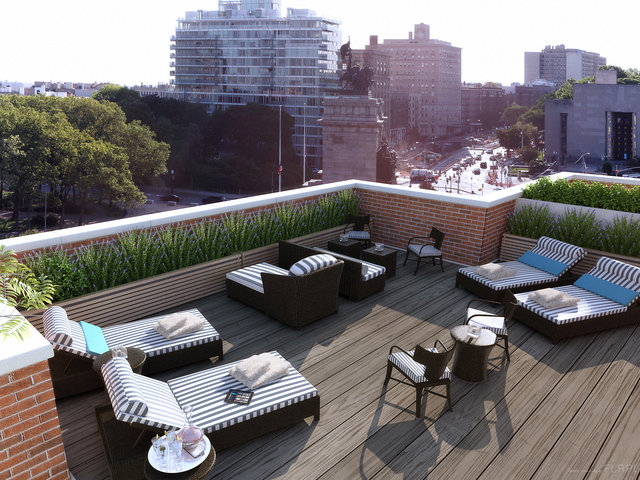 <p>The roof terrace at Park Union, which is on Union Street less than a block off Grand Army Plaza.</p>
