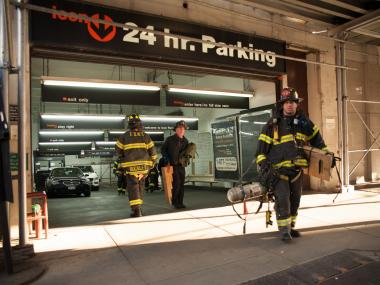 A man was killed by a falling SUV in a Financial District Garage on Nov. 26, 2012.
