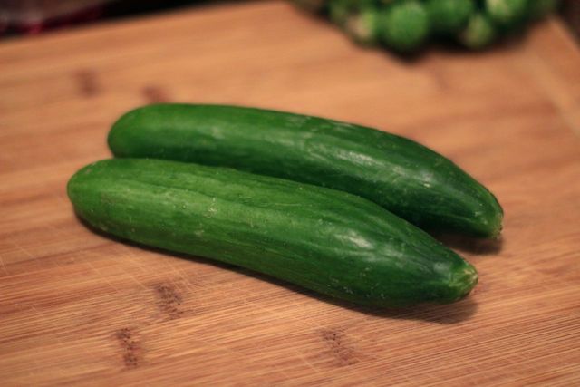 <p>Persian cucumbers add a crisp coolness to this dish.</p>
