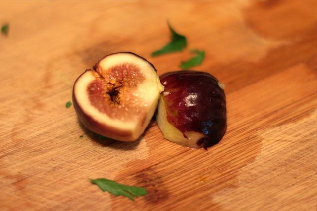 <p>Sliced figs add sweetness and body to the smoky Brussels sprouts.</p>
