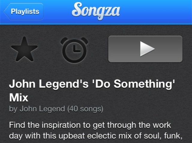 <p>For every unique user who listens to the playlist, Songza says it will donate $.10 to the Mayor's Fund to Advance New York City.&nbsp;</p>
