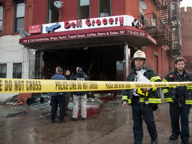 <p>Investigators at the scene of the fire on Monday November 12th, 2012.</p>
