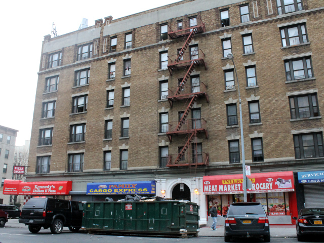 <p>The city's Department of Homeless Services housed about 40 families in the building at 941 Intervale Ave.</p>
