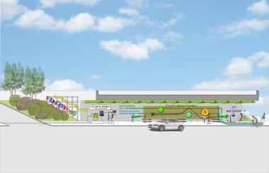 The City has awarded the BID $75,000 to use toward a project to improve the BQE Underpass.