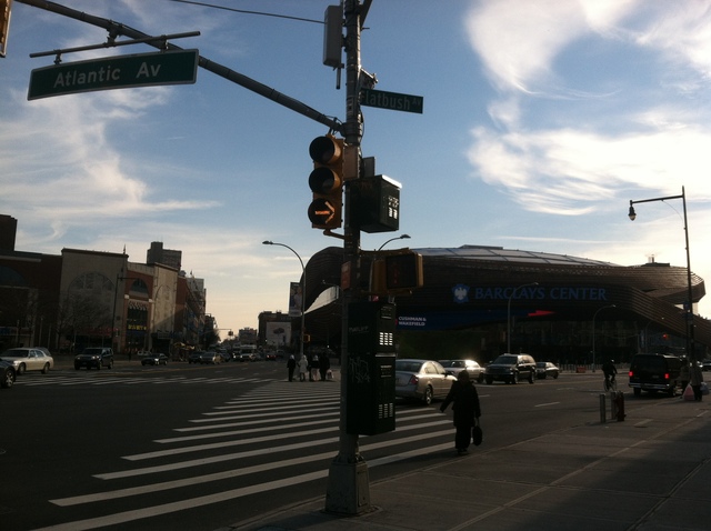 <p>The intersection of Atlantic Avenue and Flatbush Avenue</p>
