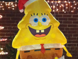 Thieves Target Giant SpongeBob Holiday Decorations in Inwood, Residents Say