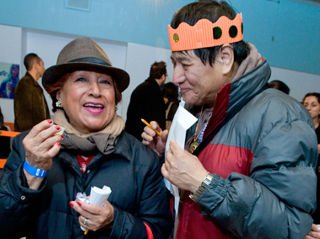 <p>Tasters from the 2011 coquito competition.</p>

