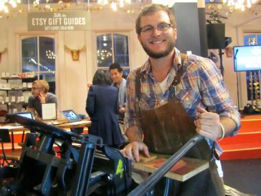 The Etsy Holiday shop will sell quirky indie crafts through Saturday, Dec. 8.