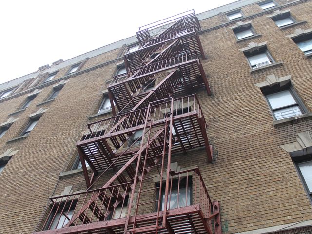 <p>Many used the building's fire escapes to get out safely.</p>
