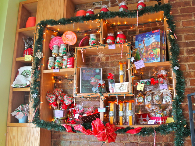 <p>Holiday treats on display at Malu, an ice cream shop in Long Island City.</p>
