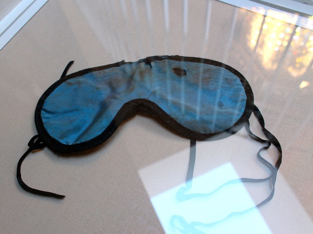 <p>This silky eye mask belonged to Marilyn Monroe.</p>
