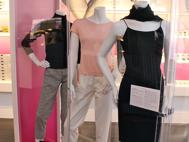 <p>Marilyn Monroe wore these items in the late 1940s and 1950s and are on display this month at the Erno Laszlo&nbsp;Institute at 382 W. Broadway in SoHo.</p>

