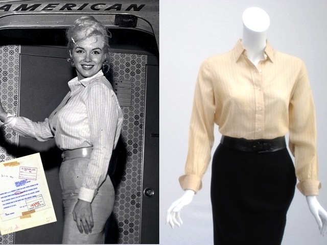 <p>This outfit once worn by Marilyn Monroe is on display at the Erno Laszlo Institute in SoHo through Dec. 31, 2012.</p>
