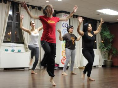 A local yoga studio in Forest Hills introduces Masala Bhangra.