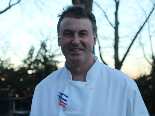 <p>Scott Campbell, New Leaf's head chef said that that Fort Tryon park took damange from Hurricane Sandy "on the chin."</p>
