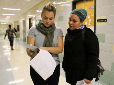 Project STEP, a program run by the nonprofit WHEDco, helps students and families at P.S./I.S. 218 in The Bronx navigate the high school admissions process.