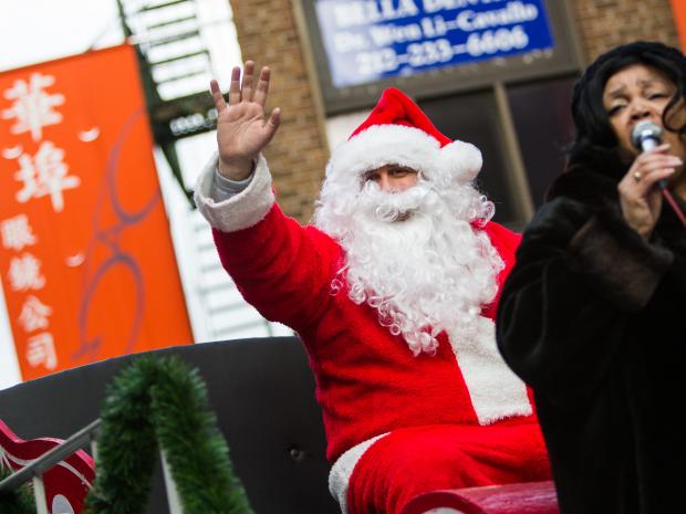 <p>Santa Claus makes an appearance at the East Meets West Parade that took place in Chinatown & Little Italy on Dec. 22nd, 2012.</p>