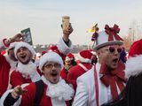 Drunk Santas Terrorized City During Seasonal Rampage, Critics Say