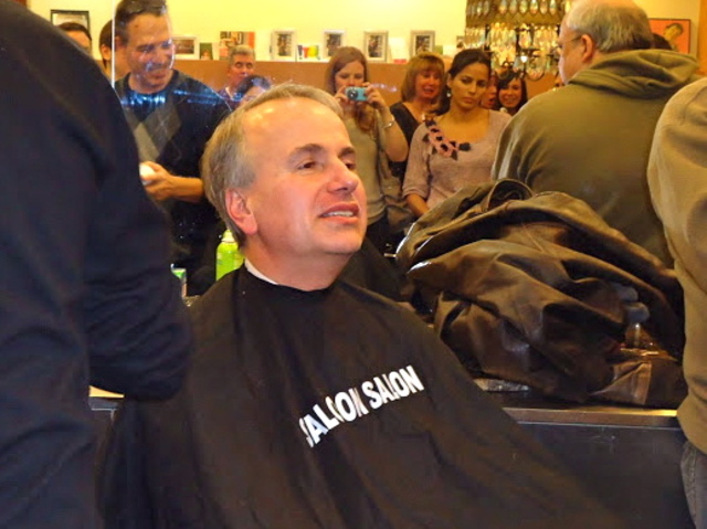 <p>Paul Halvatzis shaved his mustache last year for the charity and raised $25,000.</p>

