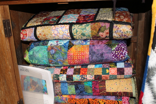<p>Quilts created by an artisan and apprentices at SoHarlem.</p>
