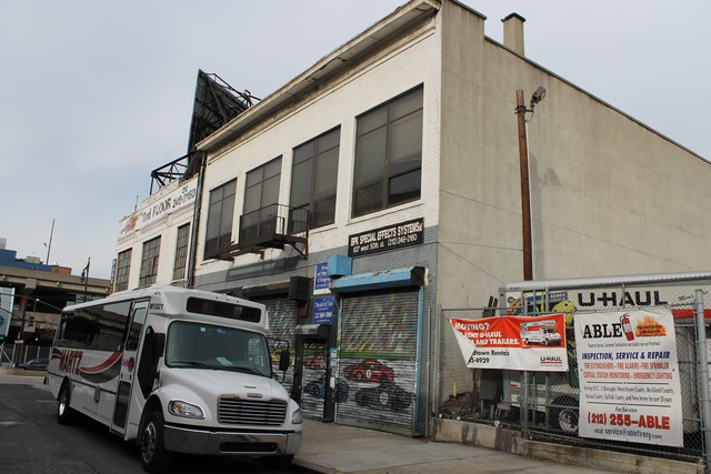 <p>The planned future site of Space NY, on West&nbsp;50th&nbsp;Street near&nbsp;12th&nbsp;Avenue.</p>
