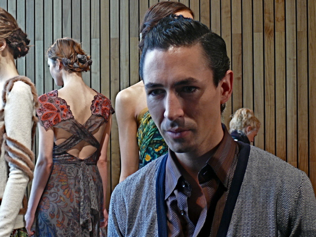 <p>Christian Cota at New York Fashion Week in February 2012.</p>
