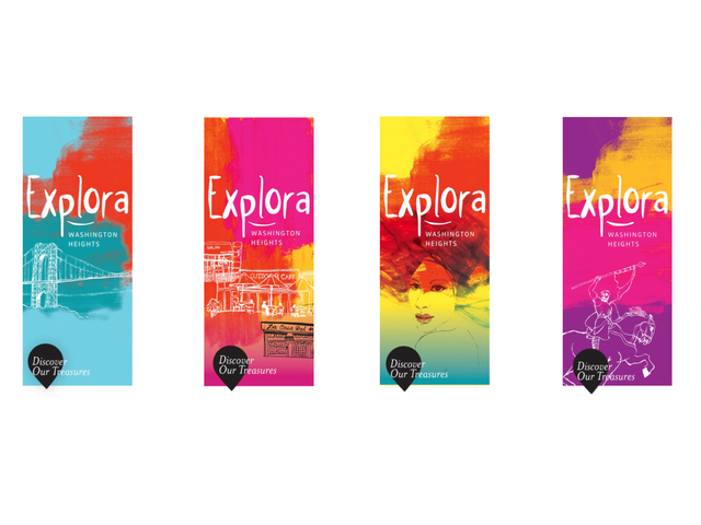 <p>Explora signs will be placed on uptown lamp posts.</p>
