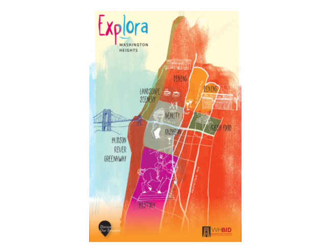 <p>A wayfaring map that shows various neighborhood destinations will be distributed throughout the city.</p>
