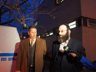 Police are investigating whether an alleged bleach attack could be related to the Weberman trial.