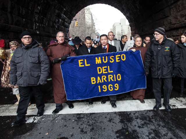 <p>The 36th Annual Three Kings Day Parade takes place in East Harlem on Jan. 4, 2013.</p>
