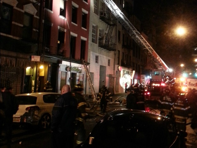<p>Two-hundred firefighters responded to the blaze at 41 Spring St. Jan. 10, 2013.</p>
